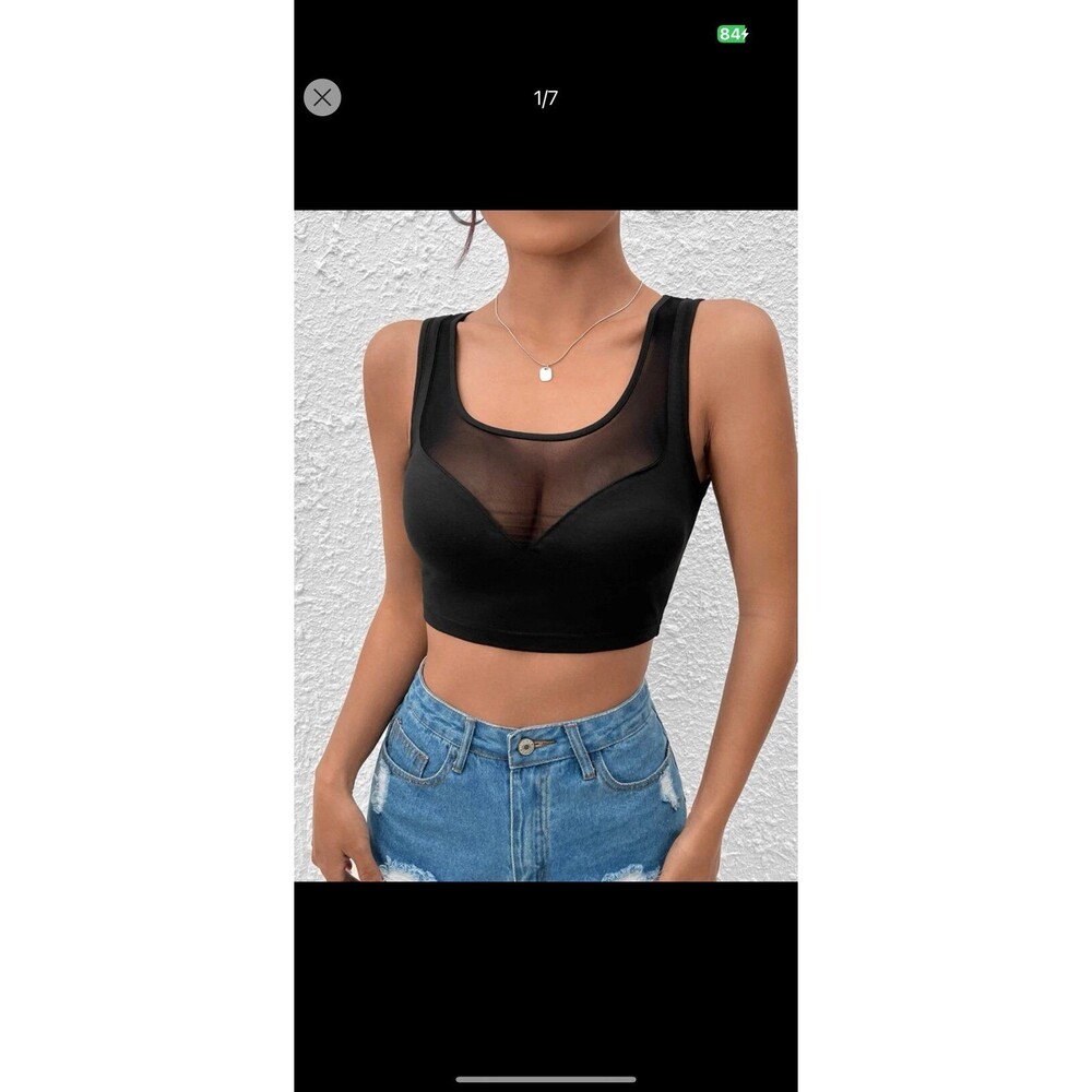 NWT! Cut out crop top-XXS
